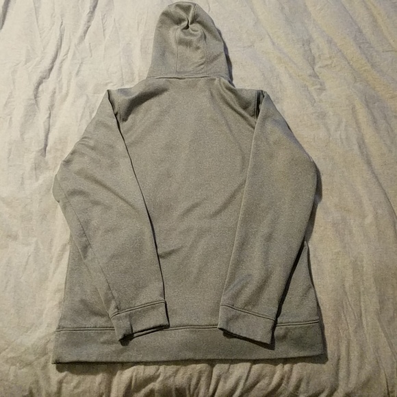 Under Armour Hoodie Medium Gray/Neon Green - Picture 4 of 4